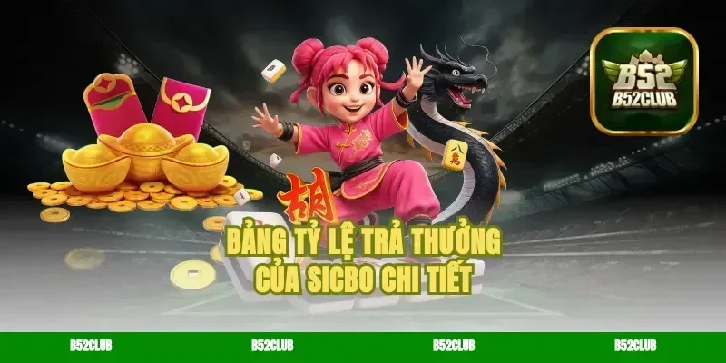 Bảng Tỷ Lệ Trả Thưởng Của Sicbo Chi Tiết